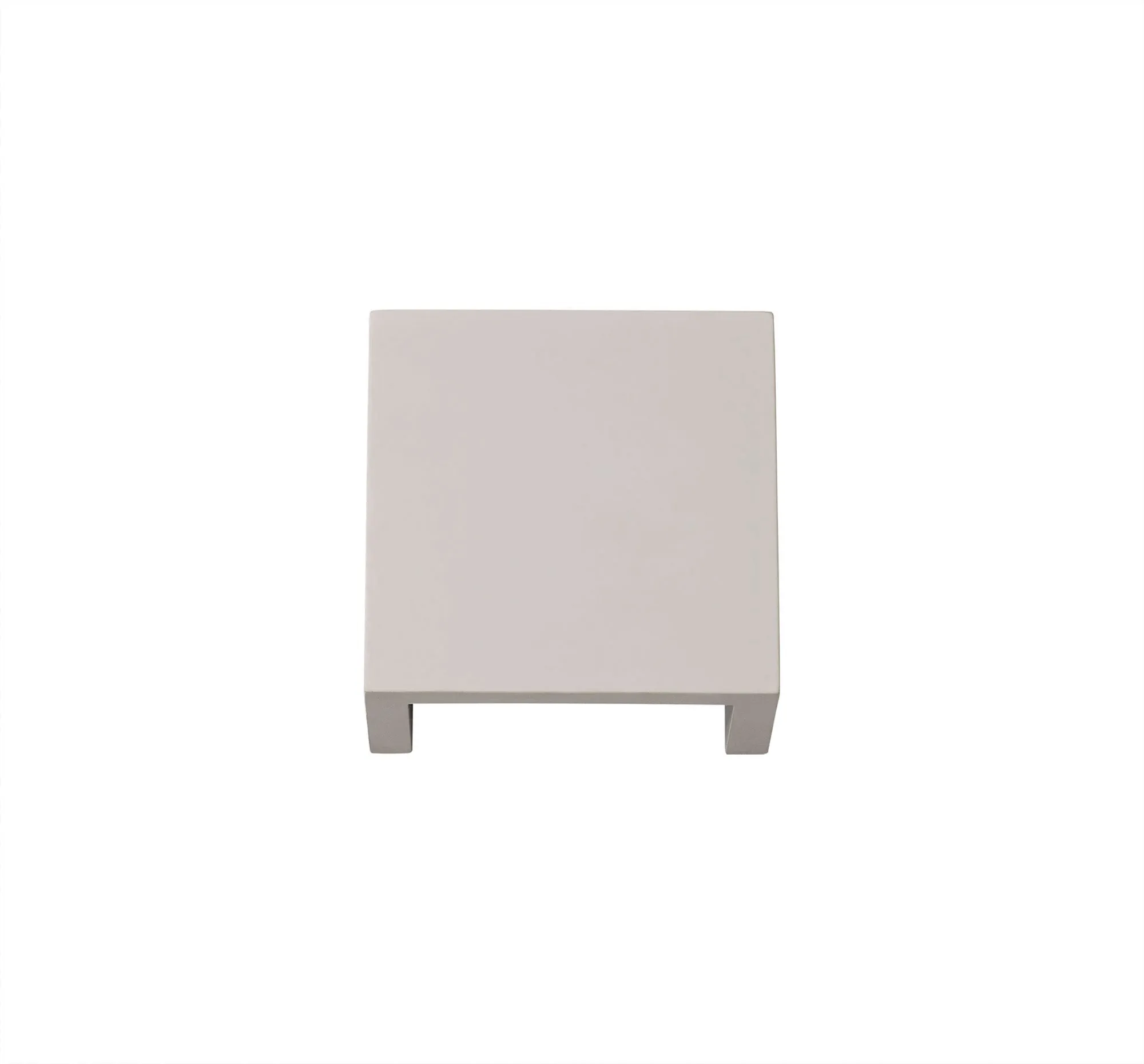 Alina Square Wall Lamp, 6.5W LED, 3000K, 592lm, White Paintable Gypsum, 3yrs Warranty