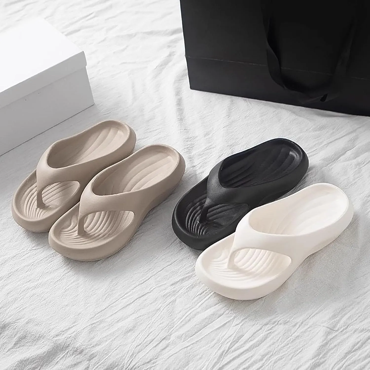 Arch Support Flip Flops for Women Mens Slides Orthopedic Beach Sandals 2025, Comfortable Foam Slippers for Walking, Shower, Vacation Essentials