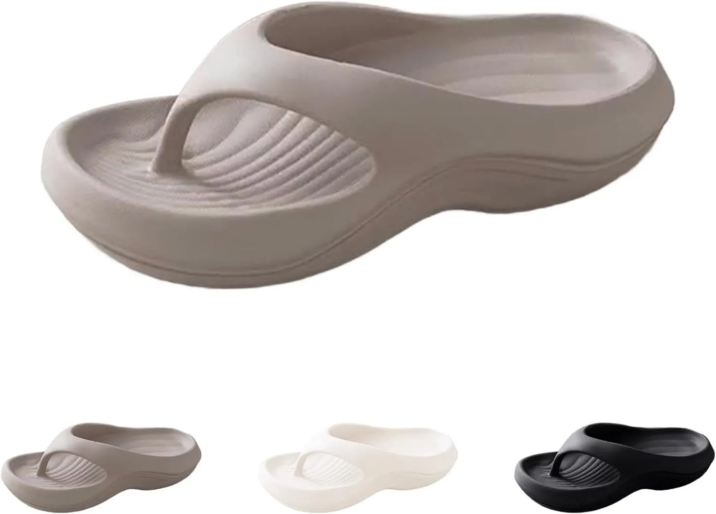 Arch Support Flip Flops for Women Mens Slides Orthopedic Beach Sandals 2025, Comfortable Foam Slippers for Walking, Shower, Vacation Essentials