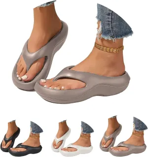 Arch Support Flip Flops for Women Mens Slides Orthopedic Beach Sandals 2025, Comfortable Foam Slippers for Walking, Shower, Vacation Essentials