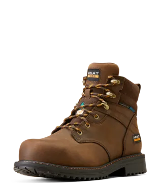 Ariat Boots,RigTEK 6" CSA Waterproof Composite Toe Work Boot, 10045418 OILY DISTRESSED BROWN