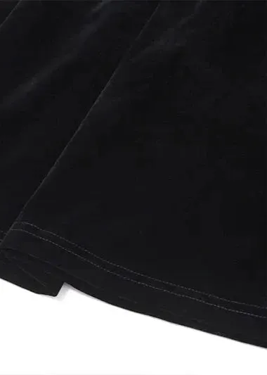 Backless Tube Top Mini Dress - Classic Black