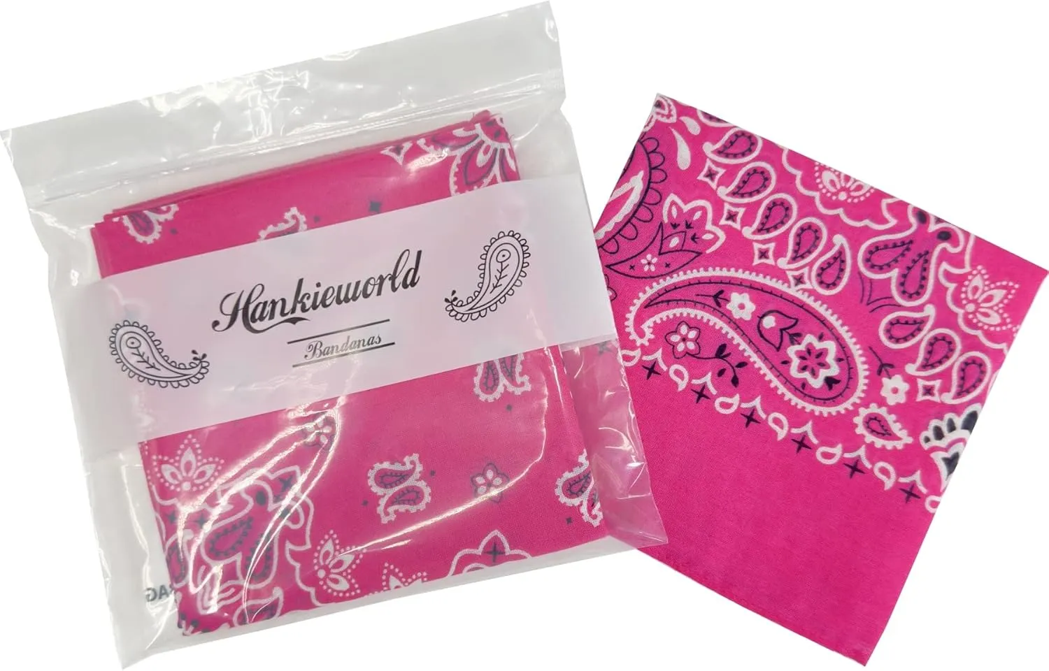 Bandanas for Women and Men??3 Pack Super Soft Thin 60s Preium Cotton 22 inch Handkerchiefs