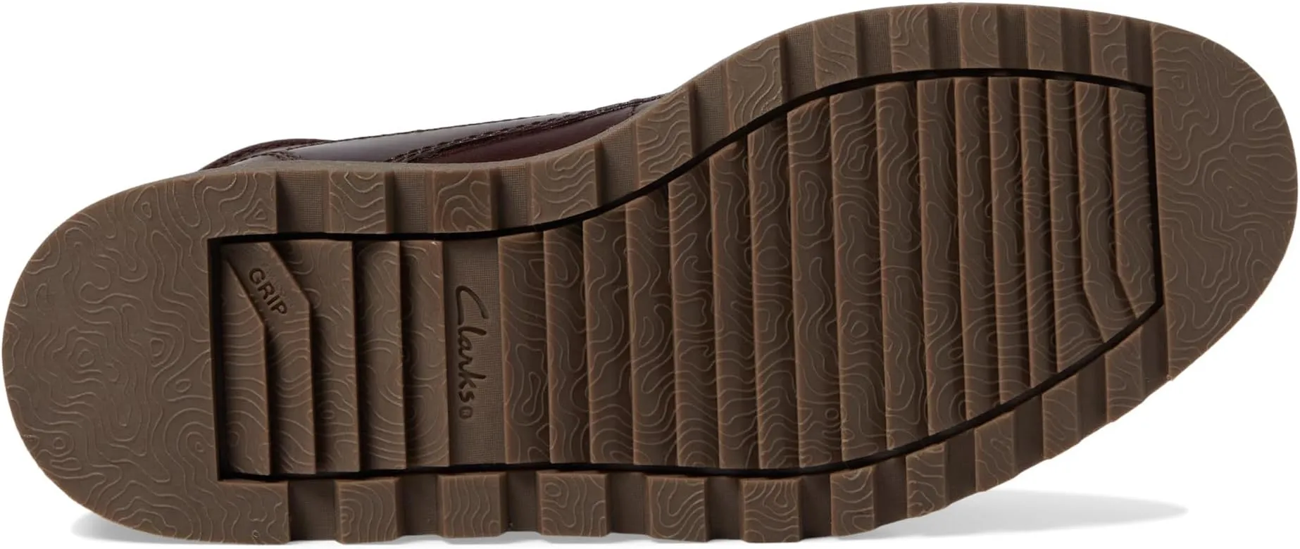Barnes Lace Clarks lace-up boots, brown leather