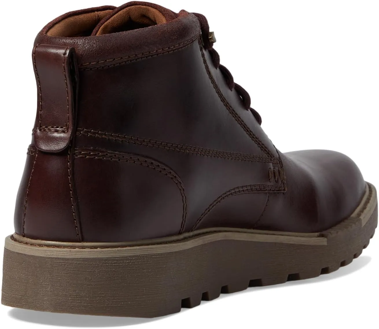 Barnes Lace Clarks lace-up boots, brown leather