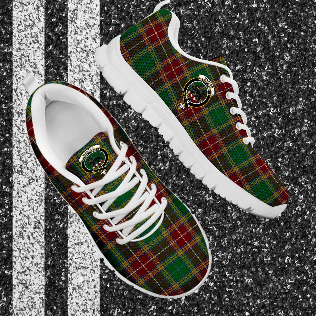 Baxter Tartan Sneakers with Family Crest