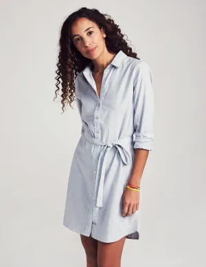 Bayview Shirtdress in Oxford Stripe