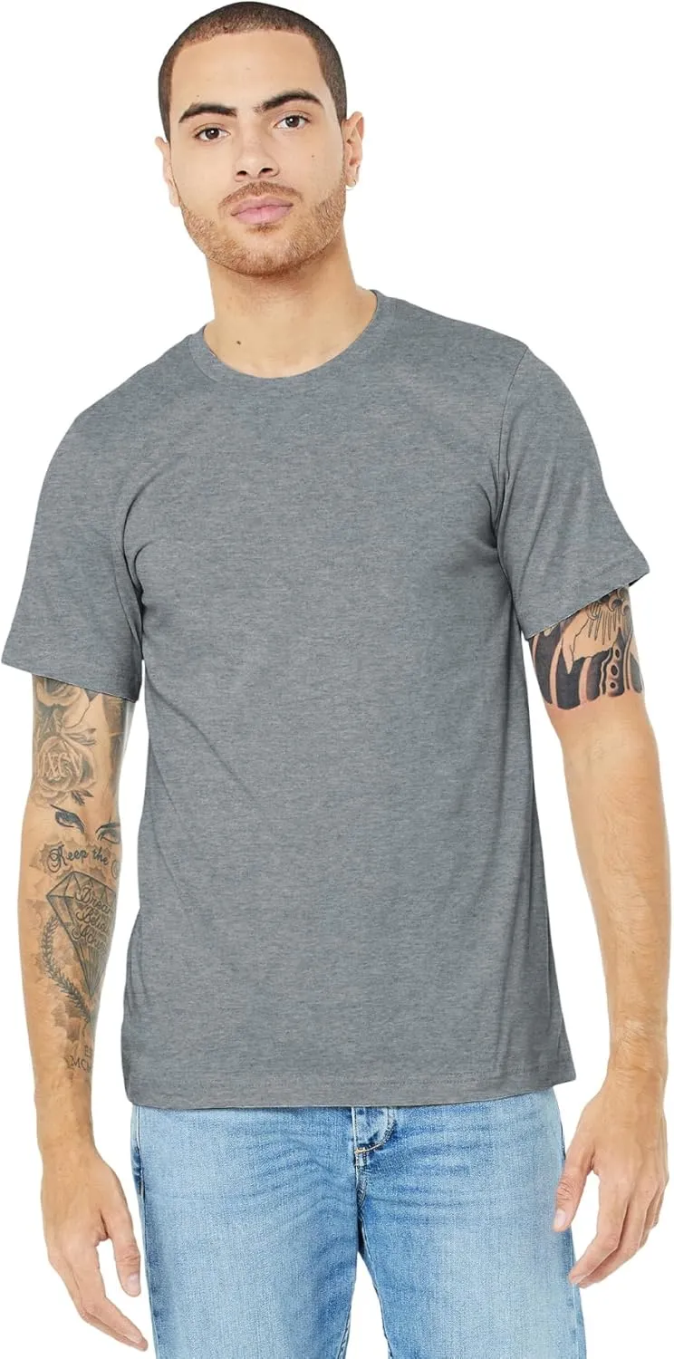 Bella   Canvas Adults Unisex Heather CVC T-Shirt