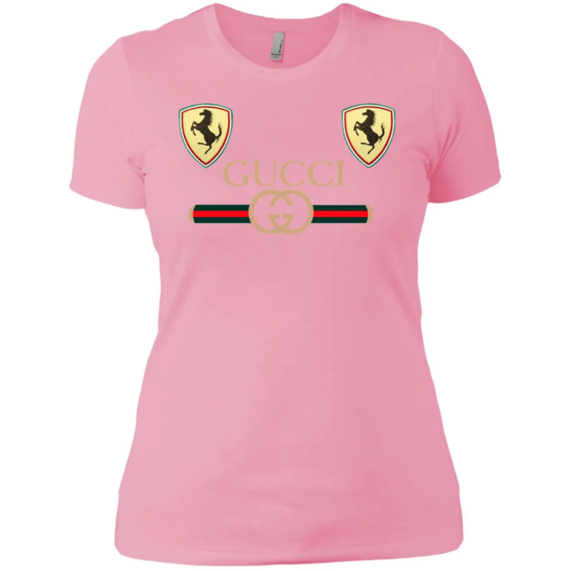 Best Gucci Ferrari New T-shirt Women Cotton T-Shirt