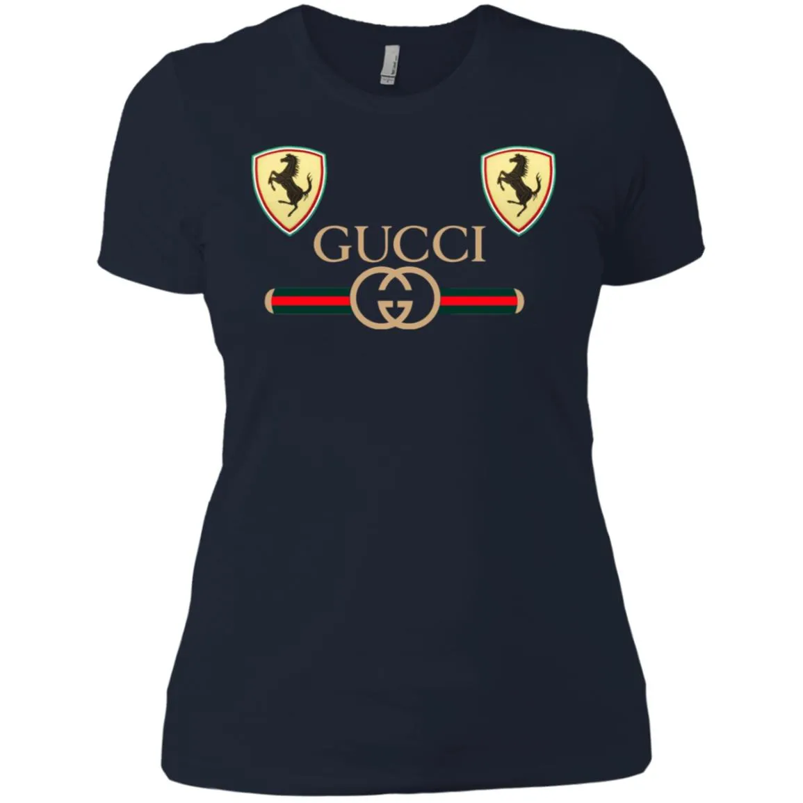 Best Gucci Ferrari New T-shirt Women Cotton T-Shirt