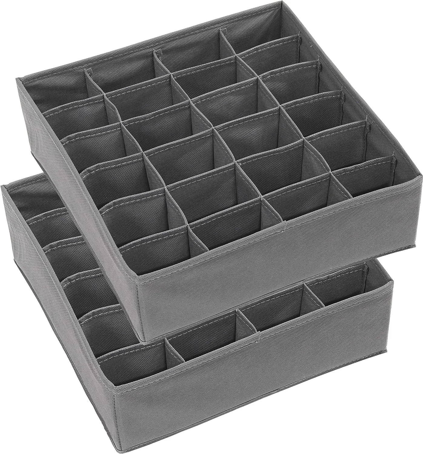 Blushbees® 24 Cell Drawer Divider, 2-Pack Closet Socks Organizer