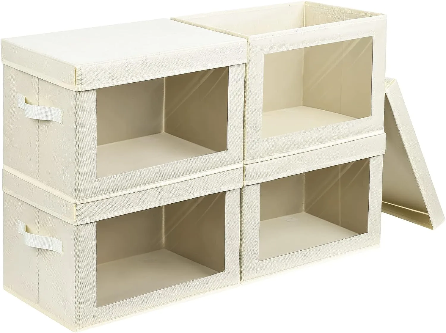 Blushbees® 4-Pack Storage Bins with Handles and Lids - PACK OF 4