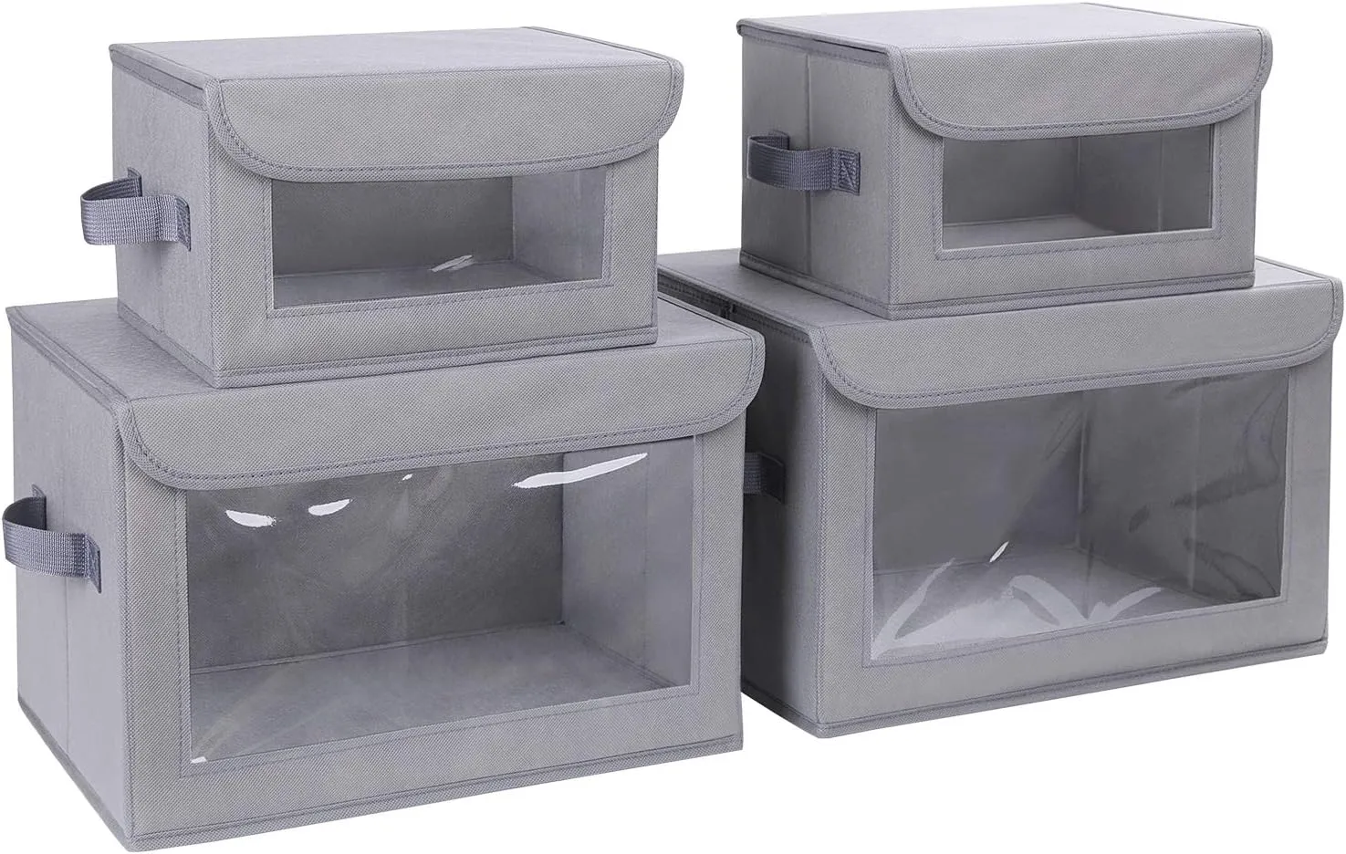 Blushbees® 4-Pack Storage Bins with Handles and Lids - PACK OF 4