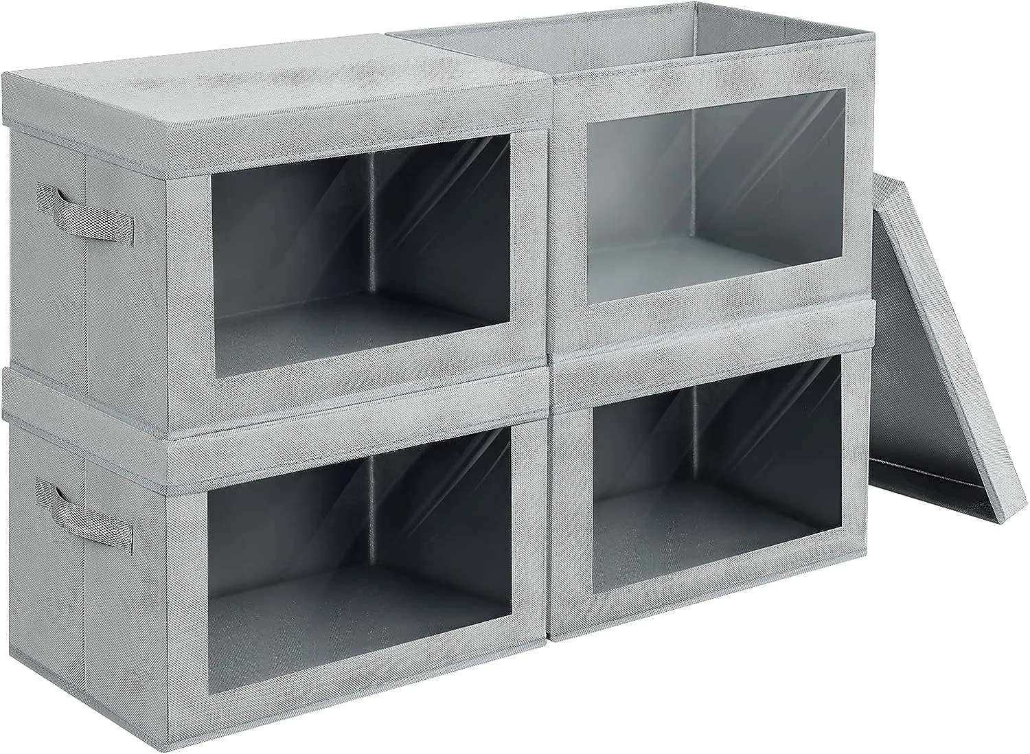Blushbees® 4-Pack Storage Bins with Handles and Lids - PACK OF 4