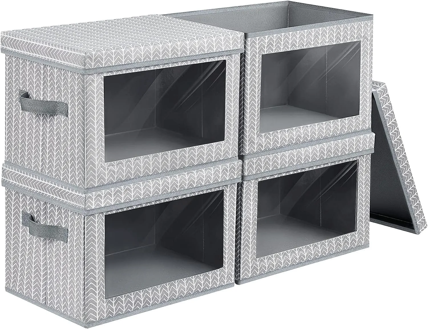 Blushbees® 4-Pack Storage Bins with Handles and Lids - PACK OF 4