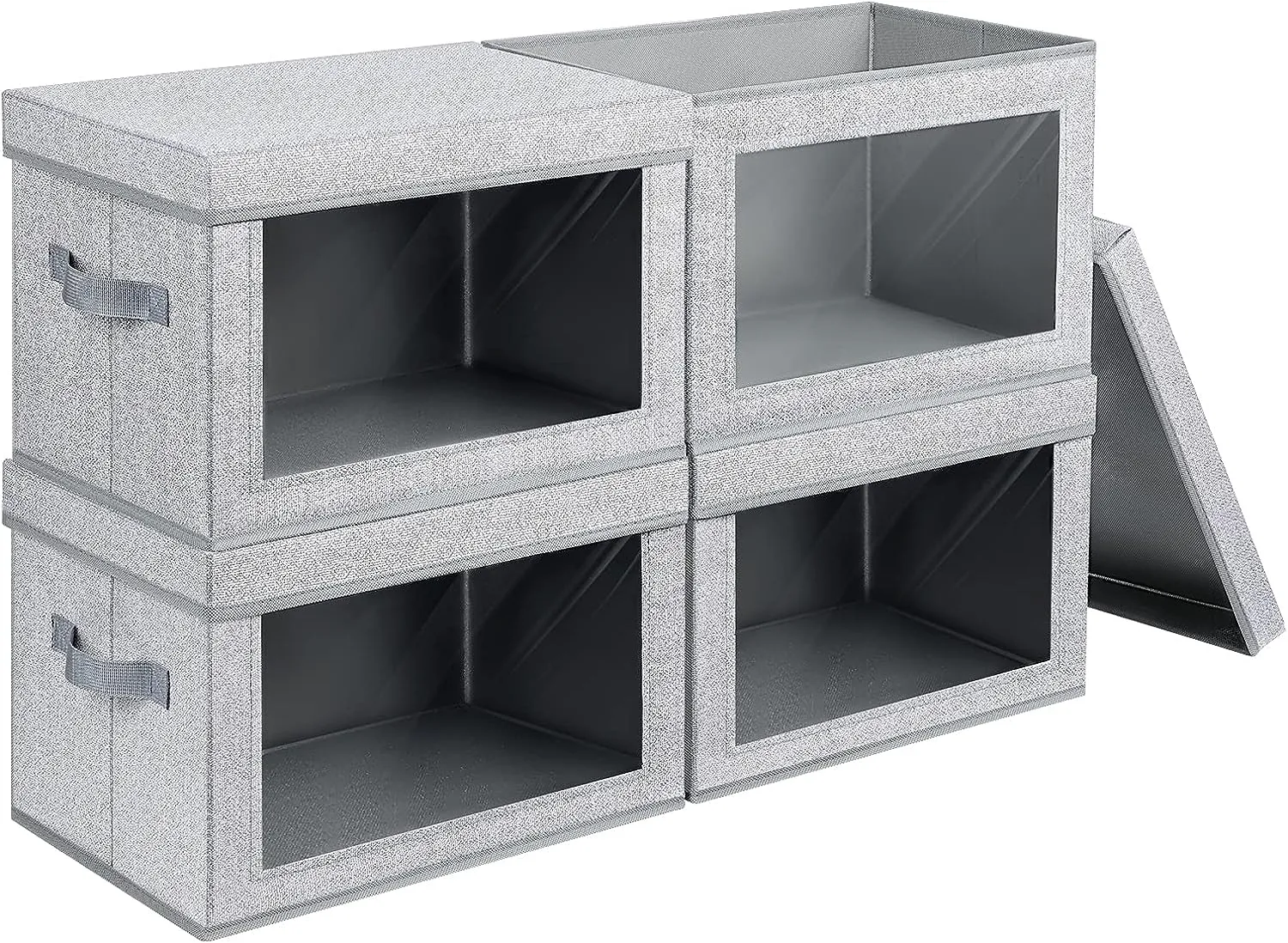 Blushbees® 4-Pack Storage Bins with Handles and Lids - PACK OF 4