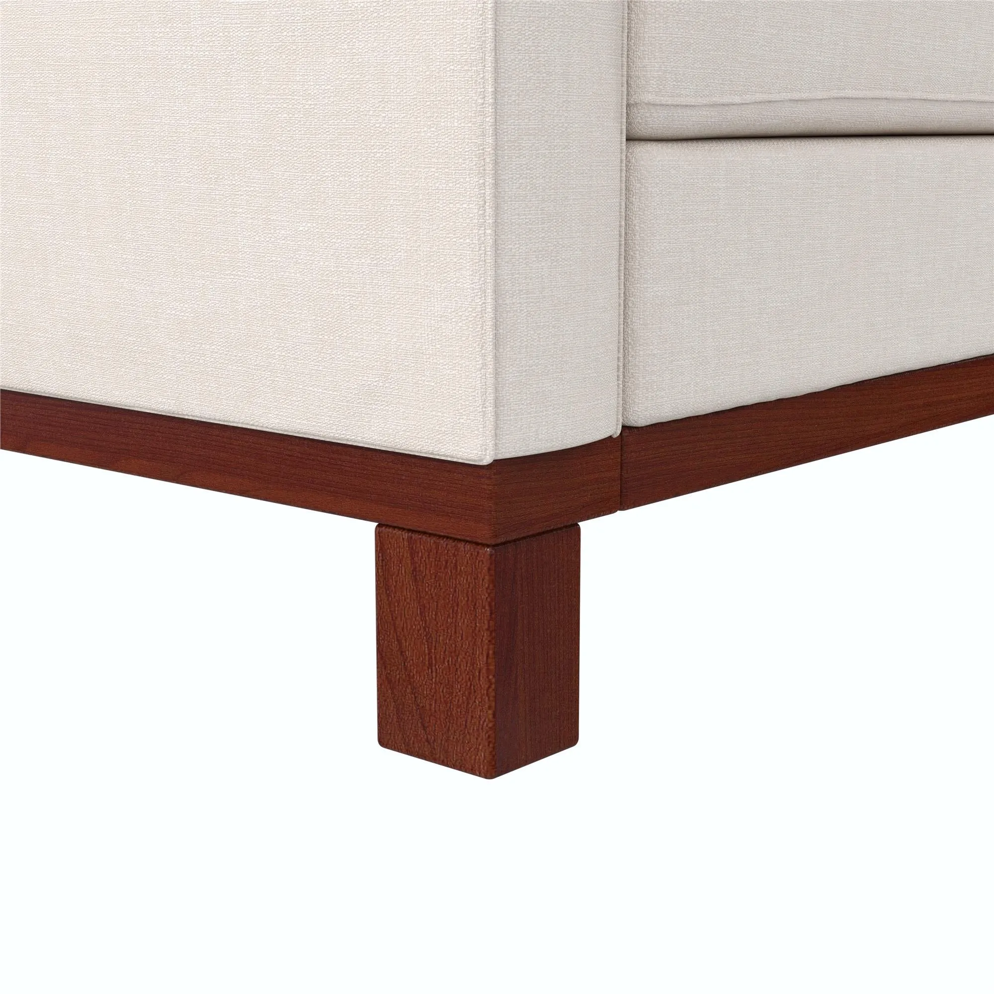 Brooklyn Upholstered Wood Base Loveseat