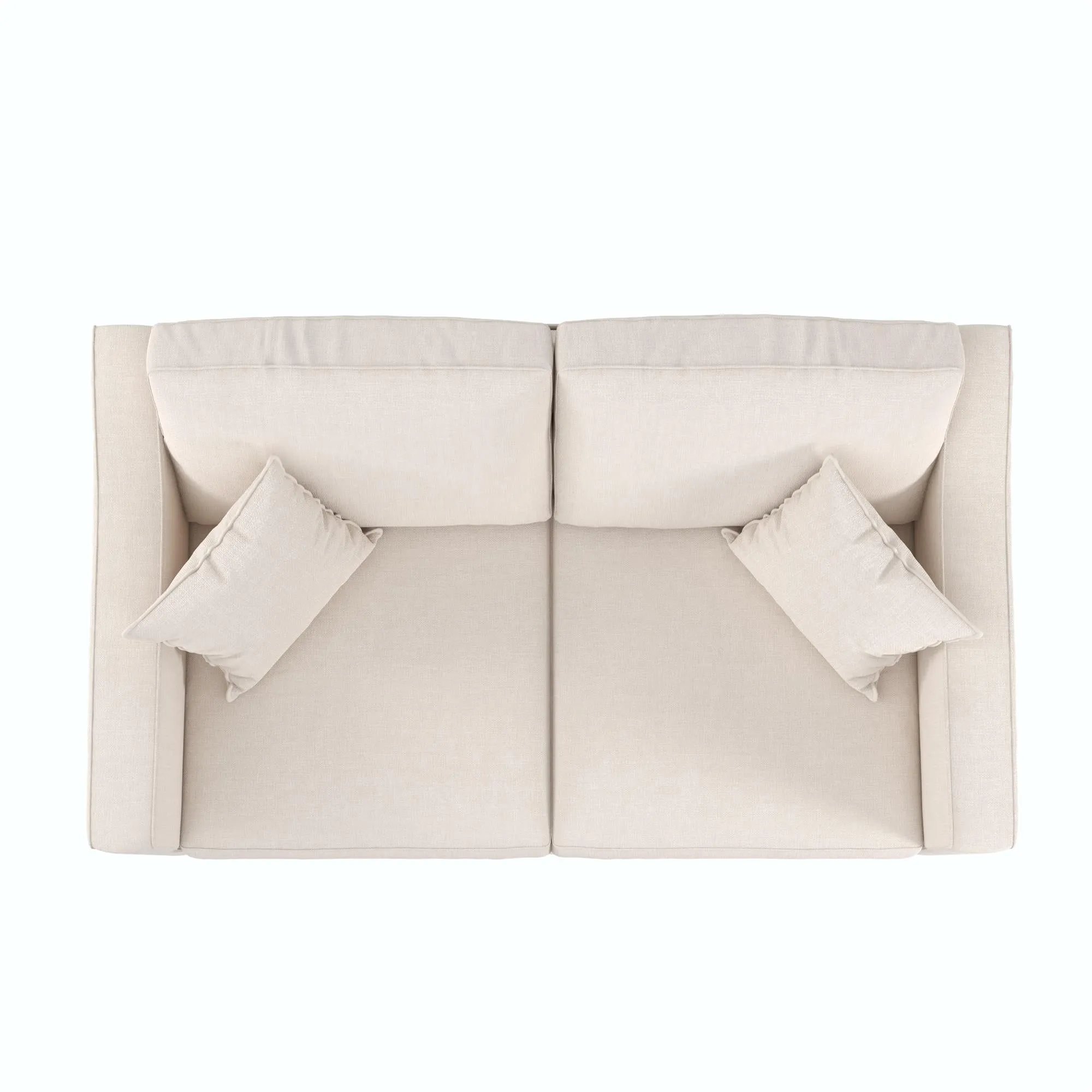 Brooklyn Upholstered Wood Base Loveseat