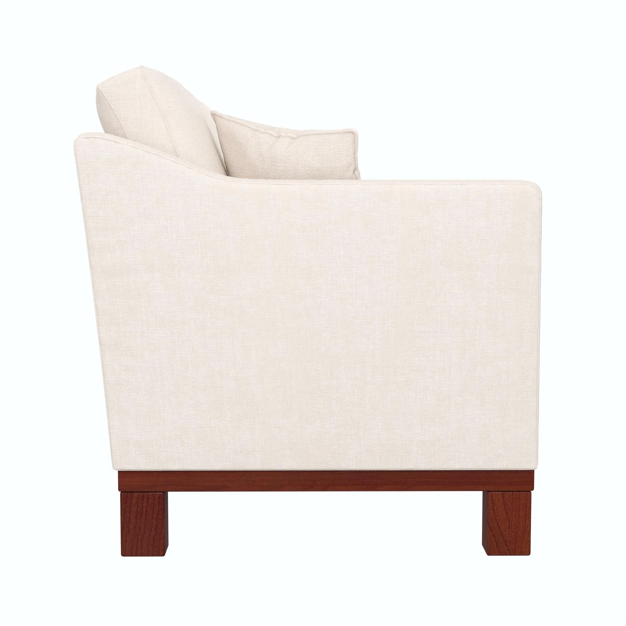 Brooklyn Upholstered Wood Base Loveseat