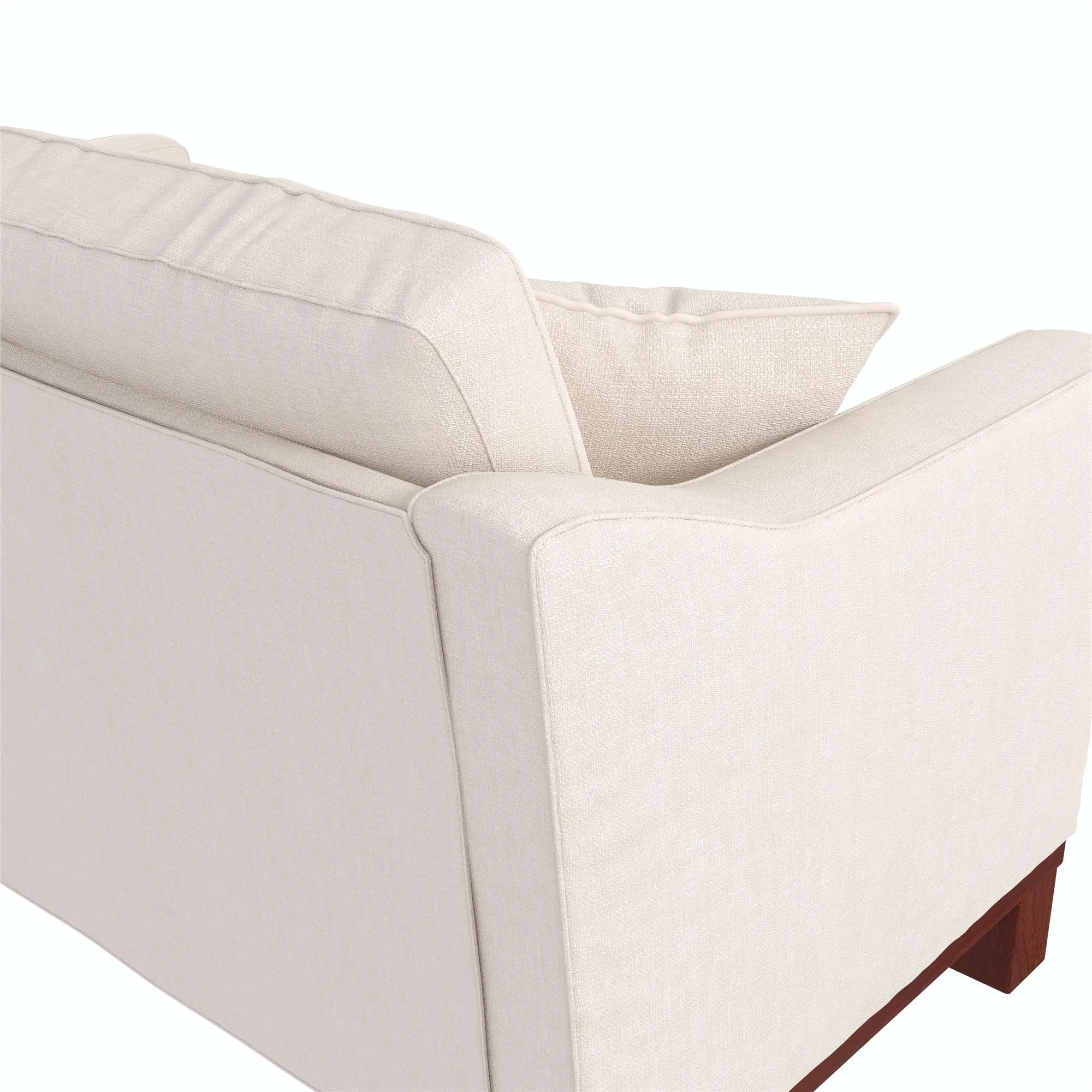 Brooklyn Upholstered Wood Base Loveseat