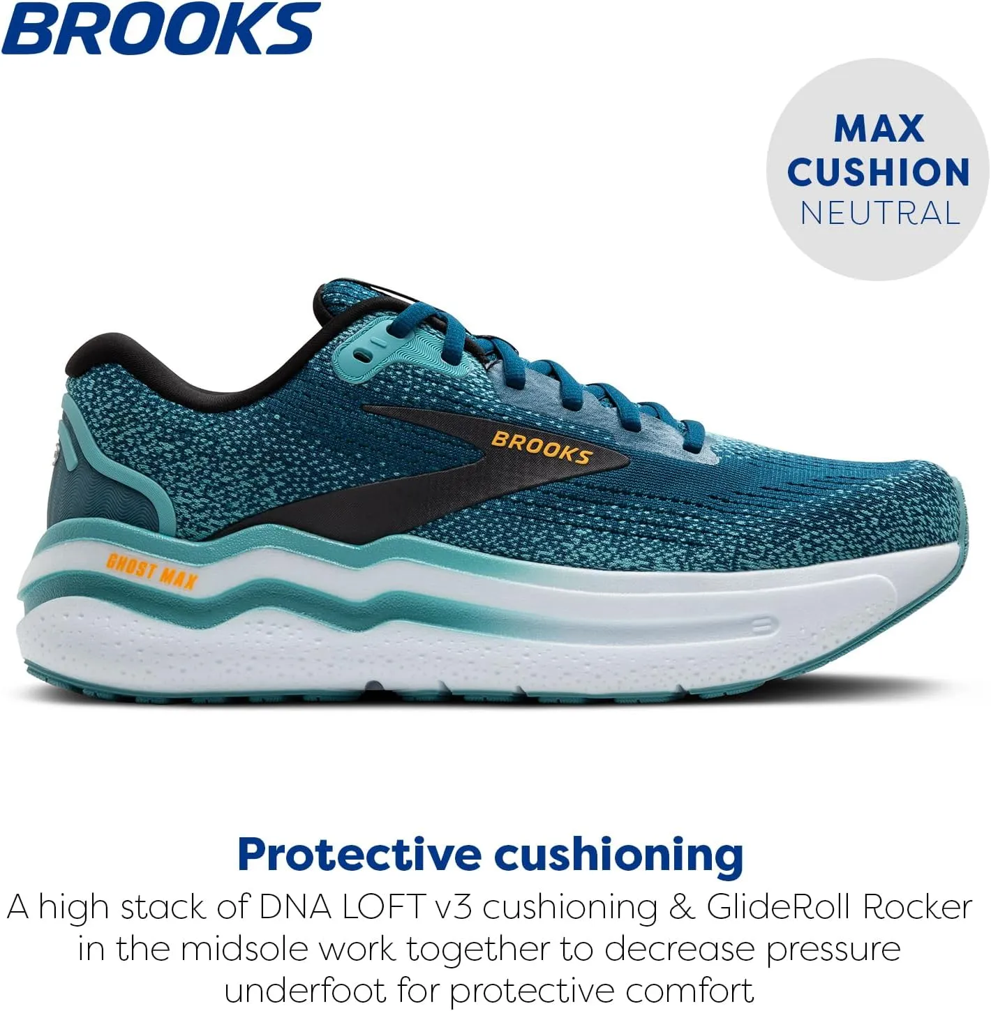 Brooks Men??s Ghost Max 2 Running and Walking Shoes
