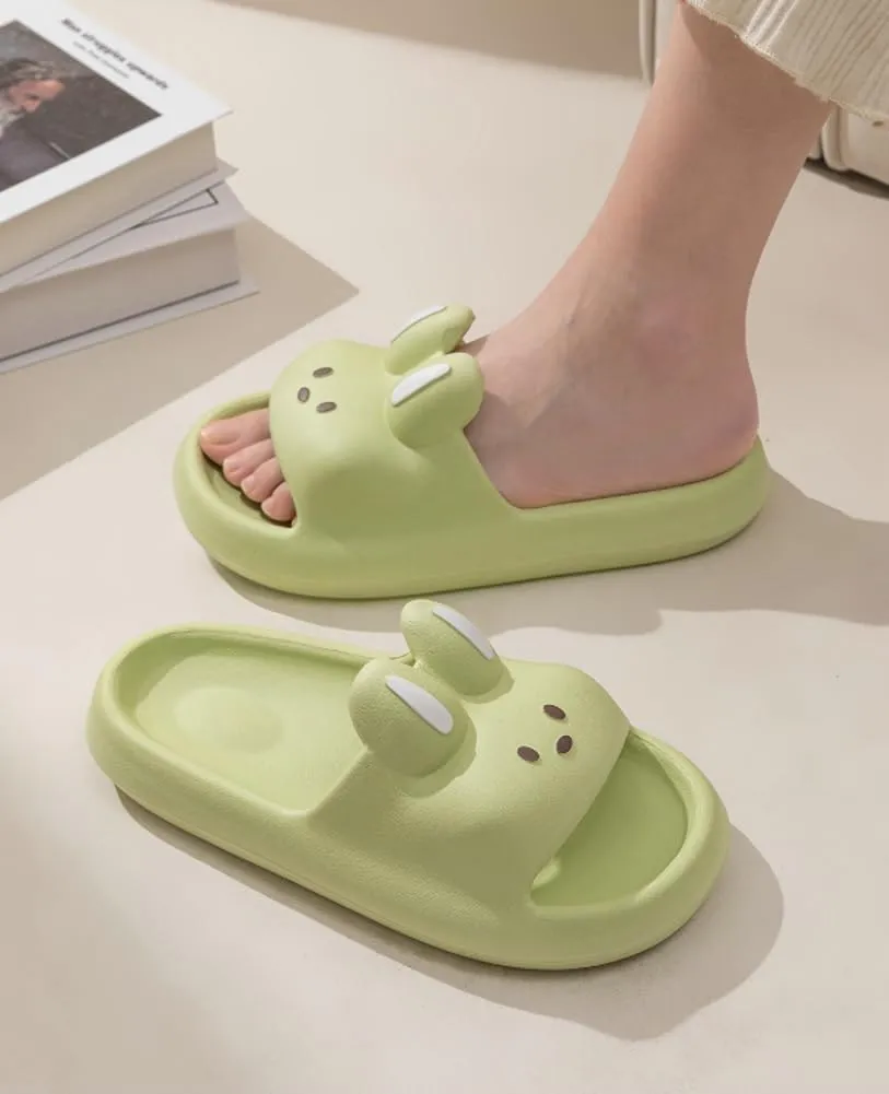 Cartoon Duck Slippers Slides for Women Men Cute Cloud Slides Slipper Unisex Animals Beach Slippers Lightweight Summer Shoes