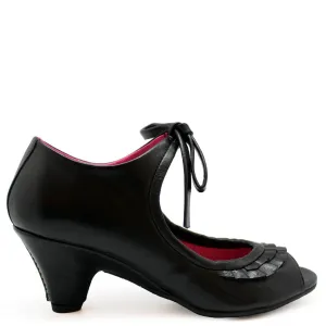 Chablis - Black open toe