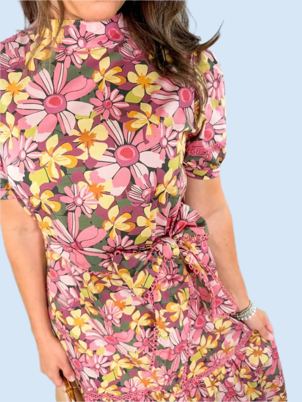 Chanel Teaberry Midi Dress