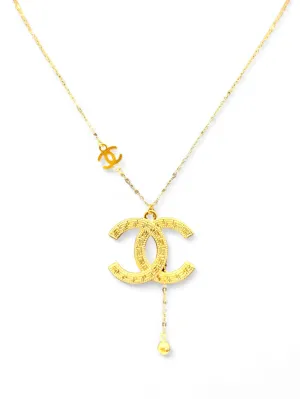 CHANNEL INSPIRED NECKLACE