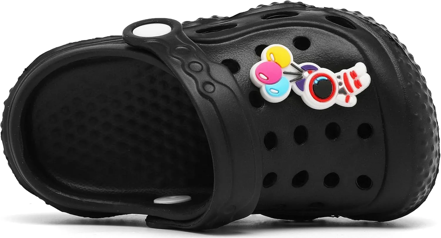 ChayChax Kid's Garden Clogs Cute Slides Sandals Toddlers Beach Pool Shower Shoes with Non-Slip Sole