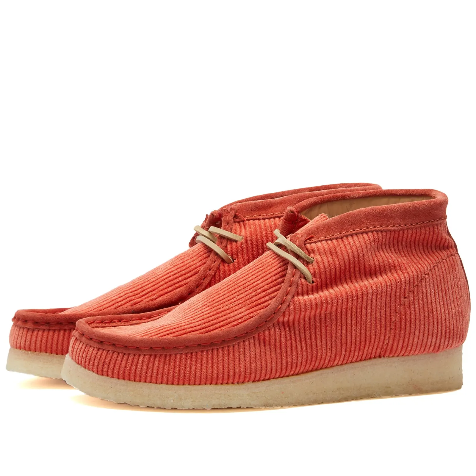 Clarks Originals Mayde Wallabee boots, coral