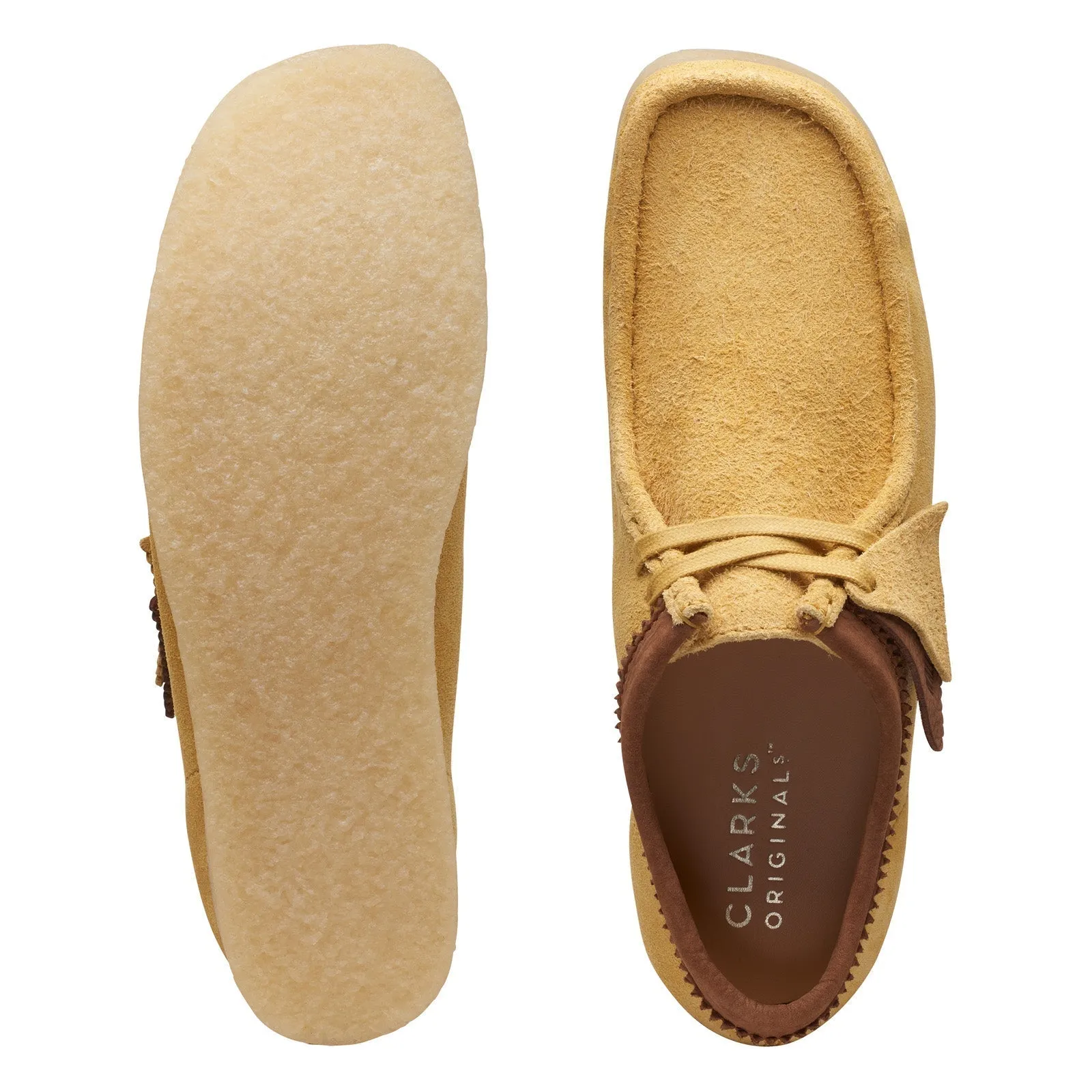 Clarks Originals Wallabee Low Men's Yellow Combination Suede 26170536