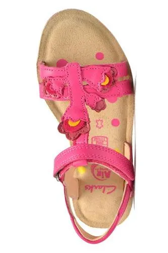 Clarks Pink Mimo Gracie Older Girls Sandals
