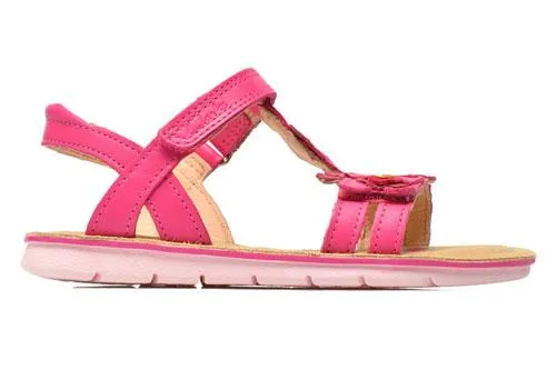 Clarks Pink Mimo Gracie Older Girls Sandals