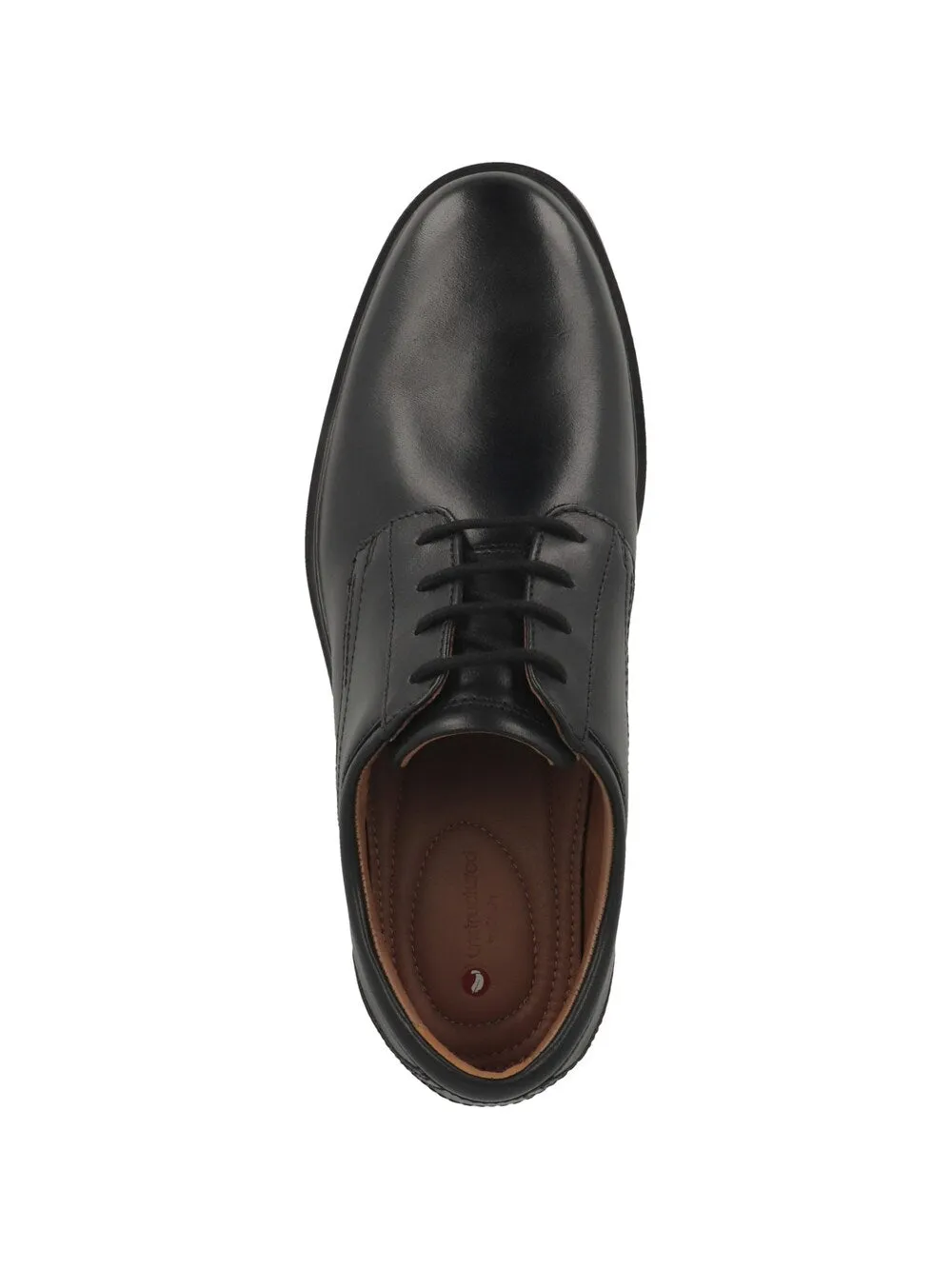 Clarks Un Aldric Lace Shoes, Chestnut