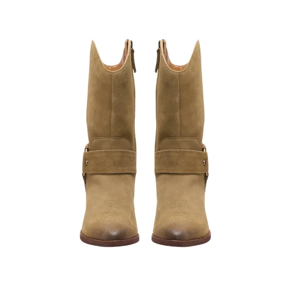 Clarks Women's Morzine Rise Dark Sand Suede