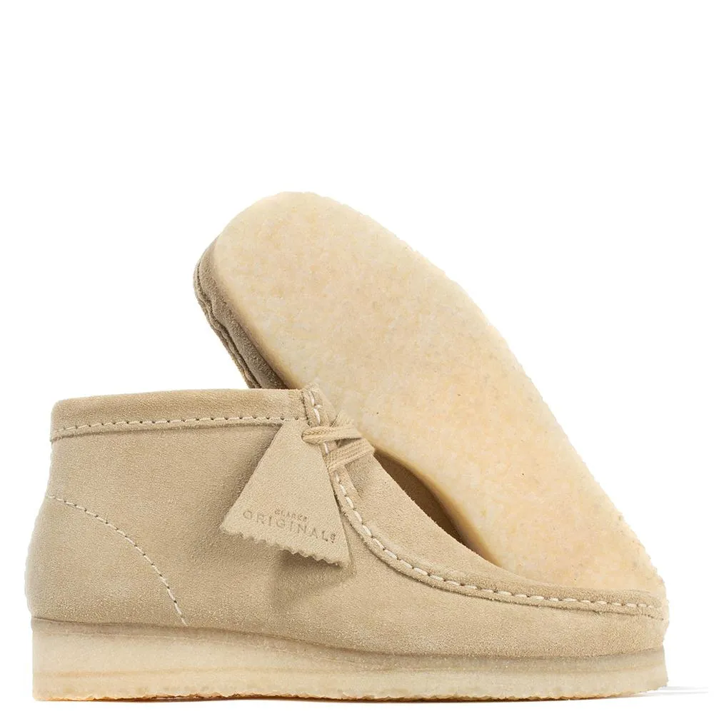 Clarks Women's Originals Wallabee Boot / Maple Suede