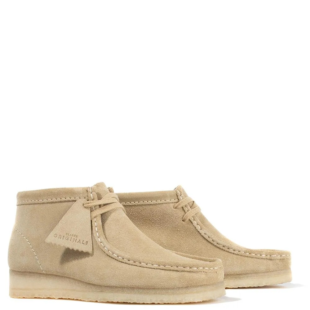 Clarks Women's Originals Wallabee Boot / Maple Suede