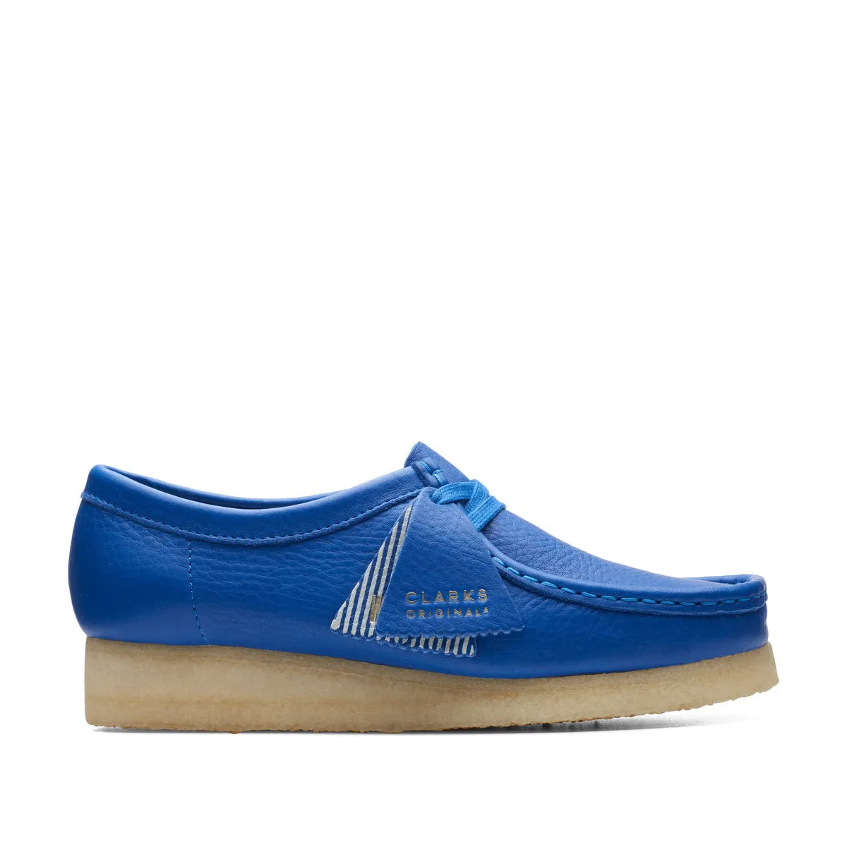 〈Clarks〉Wallabee / Bright Blue Lea (Womens)