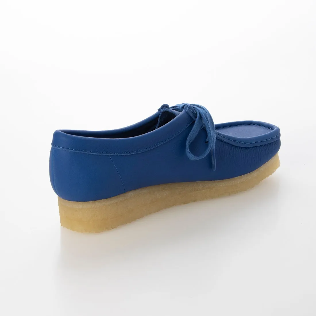 〈Clarks〉Wallabee / Bright Blue Lea (Womens)