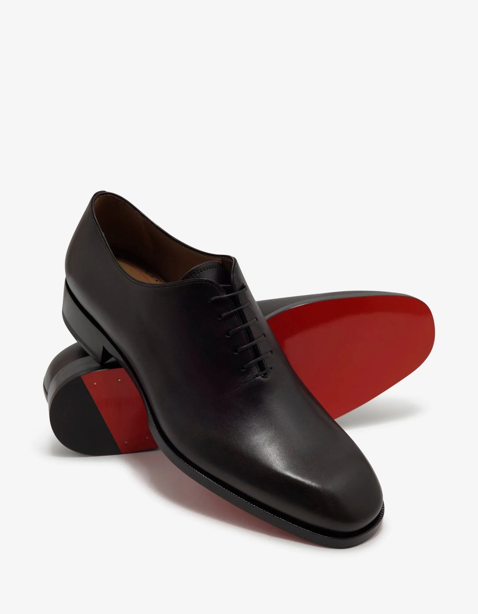 Corteo Brown Patina Leather Oxford Shoes -