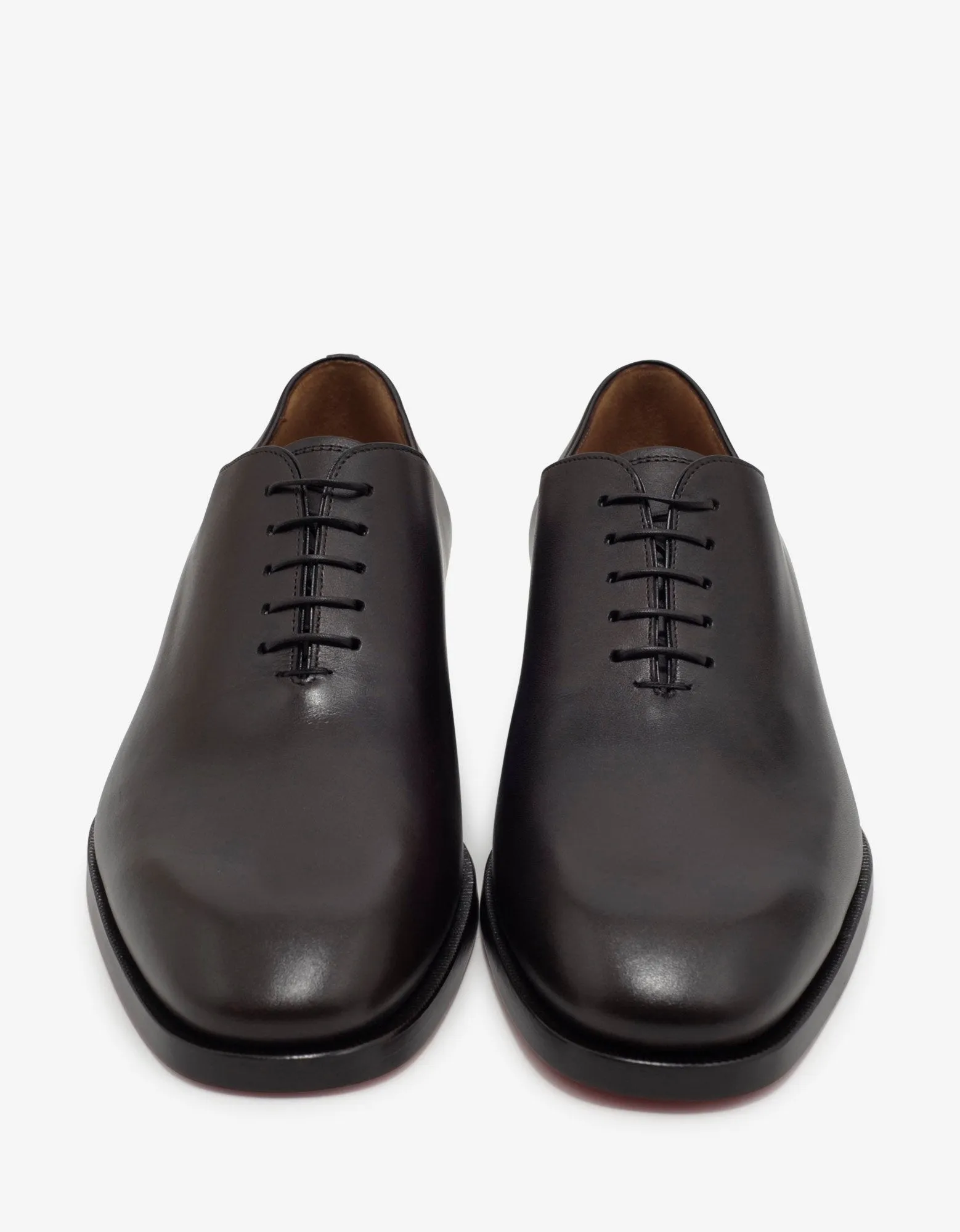 Corteo Brown Patina Leather Oxford Shoes -