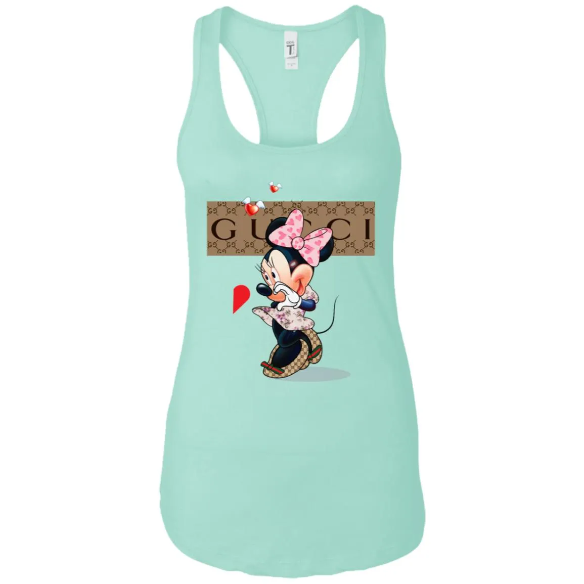 Couple Gucci Minnie Tshirt Valentine's Day Women Tank Top