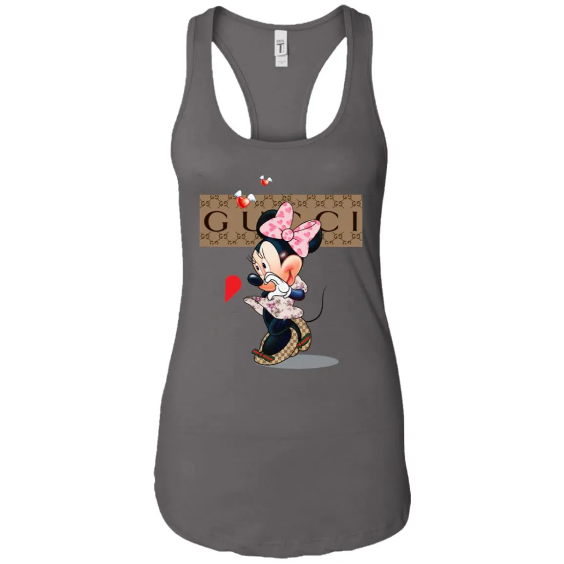 Couple Gucci Minnie Tshirt Valentine's Day Women Tank Top