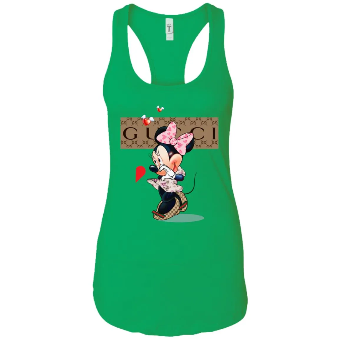Couple Gucci Minnie Tshirt Valentine's Day Women Tank Top