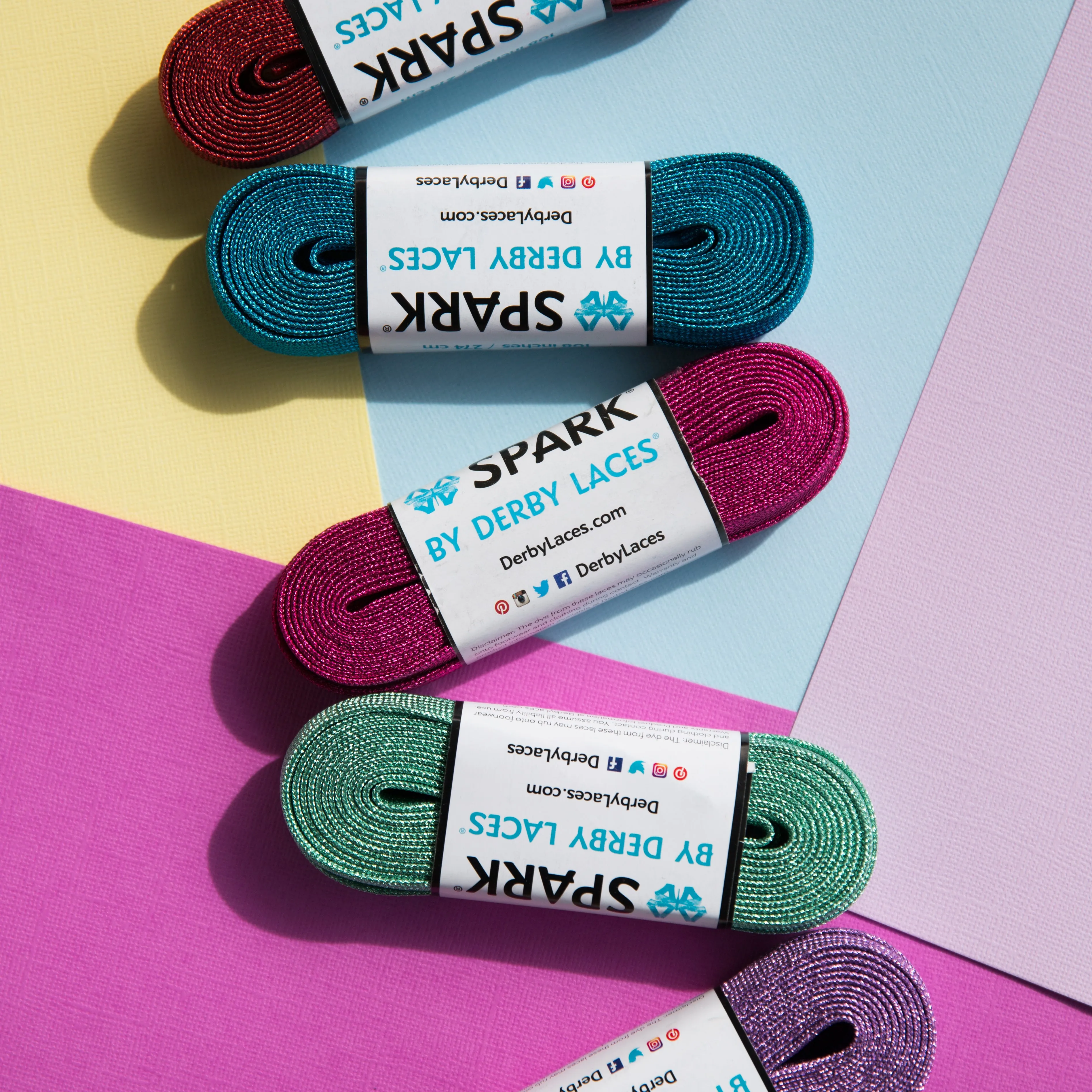 Derby Laces - Spark Roller Skate Laces - 72 Inch