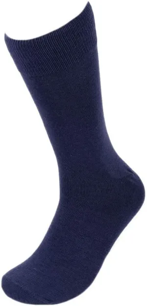 Feraricci Solid Color Casual Dress Socks for Men - Colorful & Comfortable Crew Socks