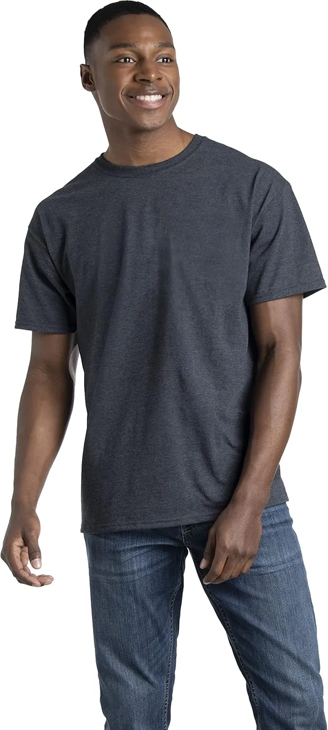 Fruit of the Loom Men's Eversoft Cotton T Shirts, Breathable & Moisture Wicking with Odor Control, Sizes S-4x