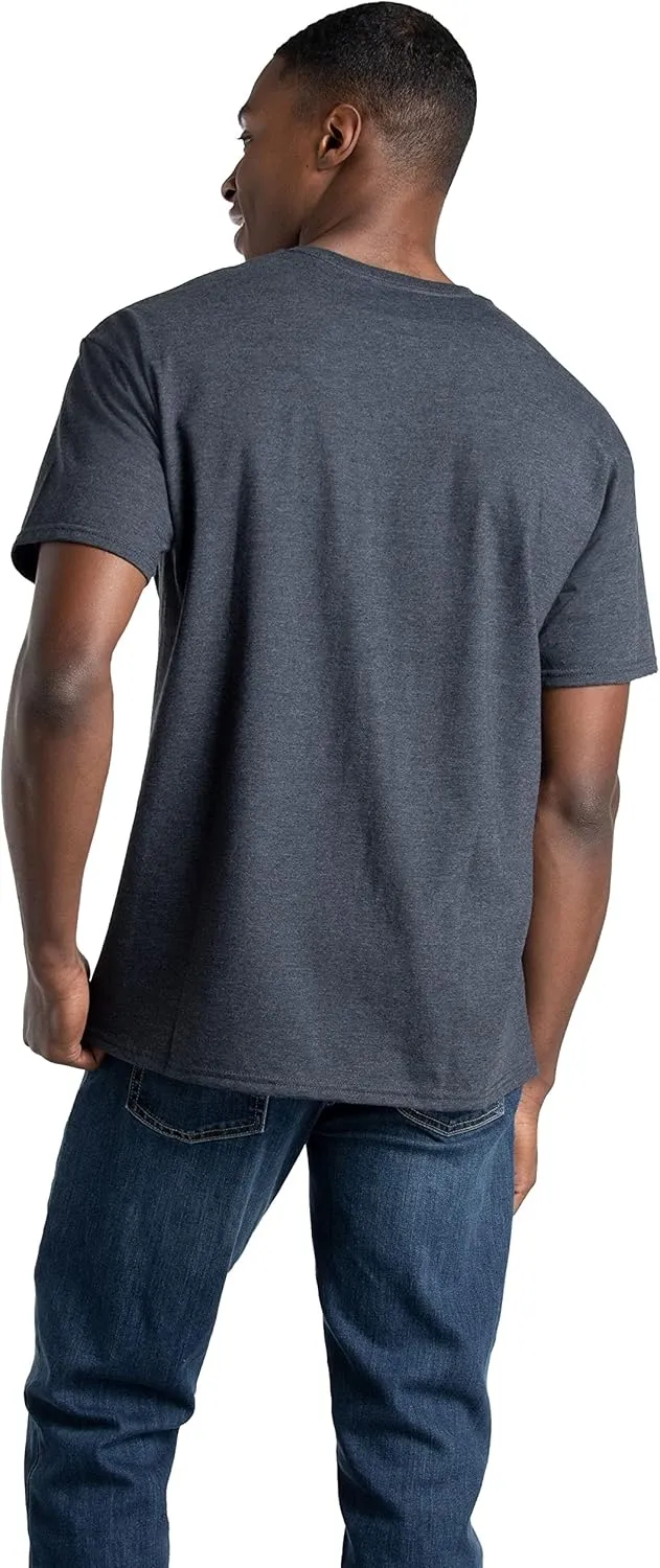 Fruit of the Loom Men's Eversoft Cotton T Shirts, Breathable & Moisture Wicking with Odor Control, Sizes S-4x