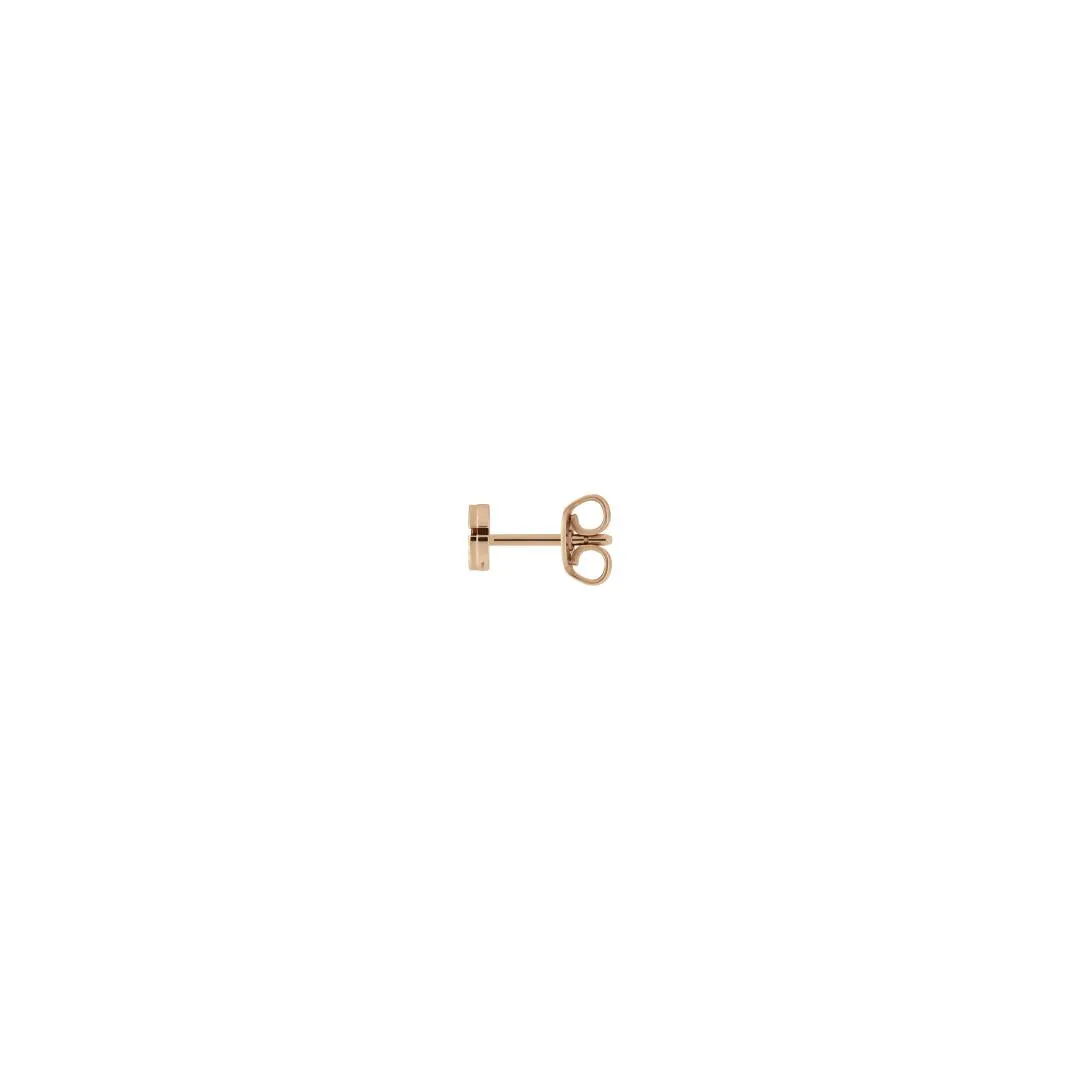 GC GG Running 18ct Rose Gold Stud Earrings D